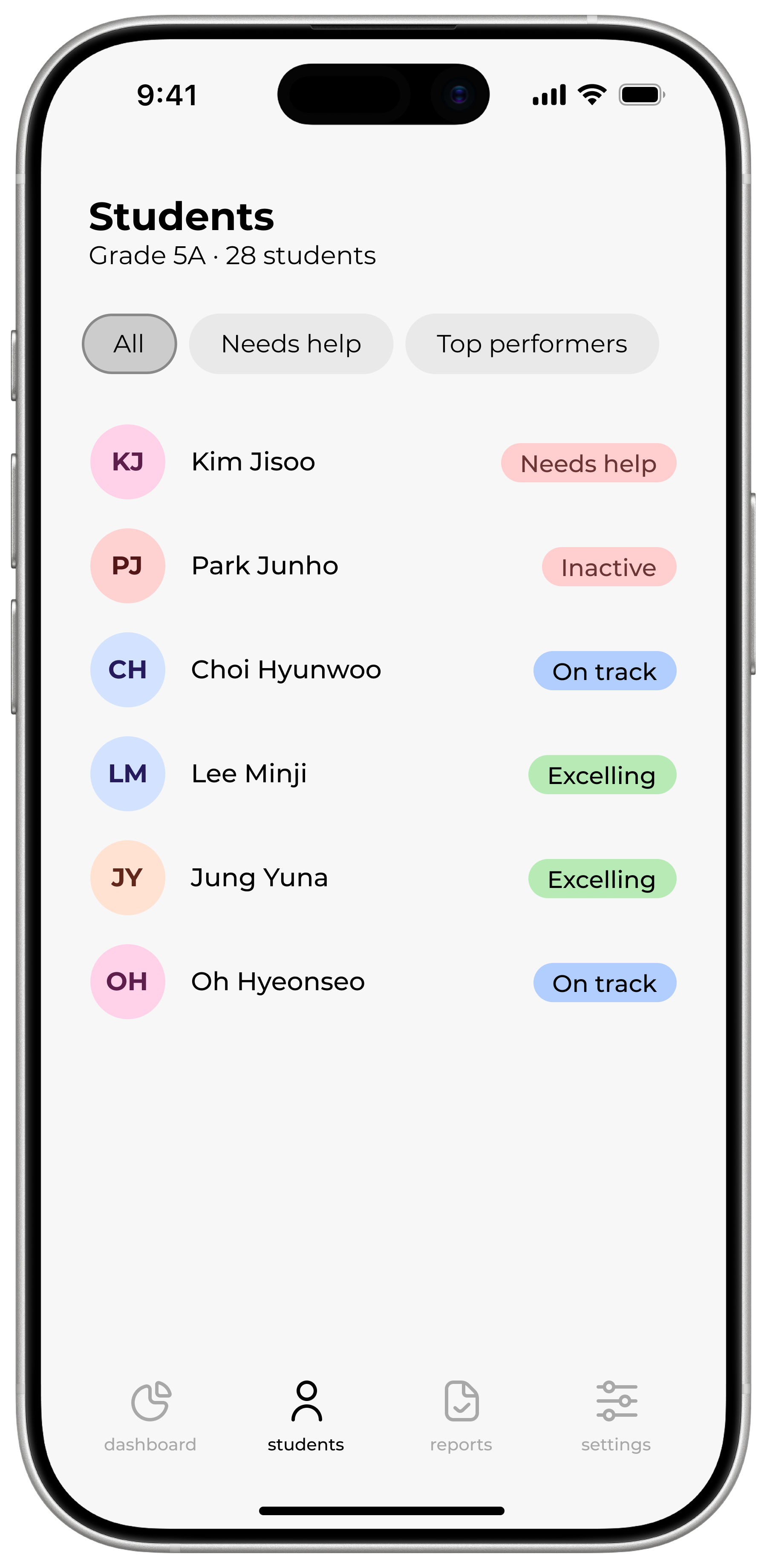 Platform mockup
